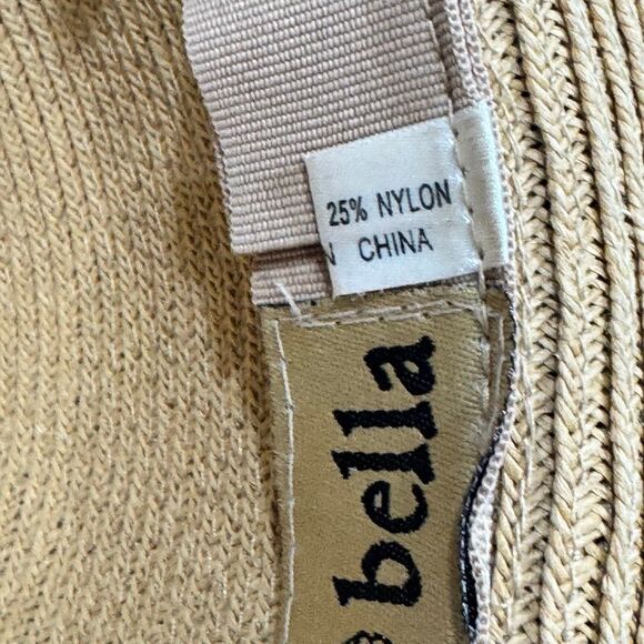 Florabella Sarita Brown Multi Wide Brim Hat - Picture 8 of 12